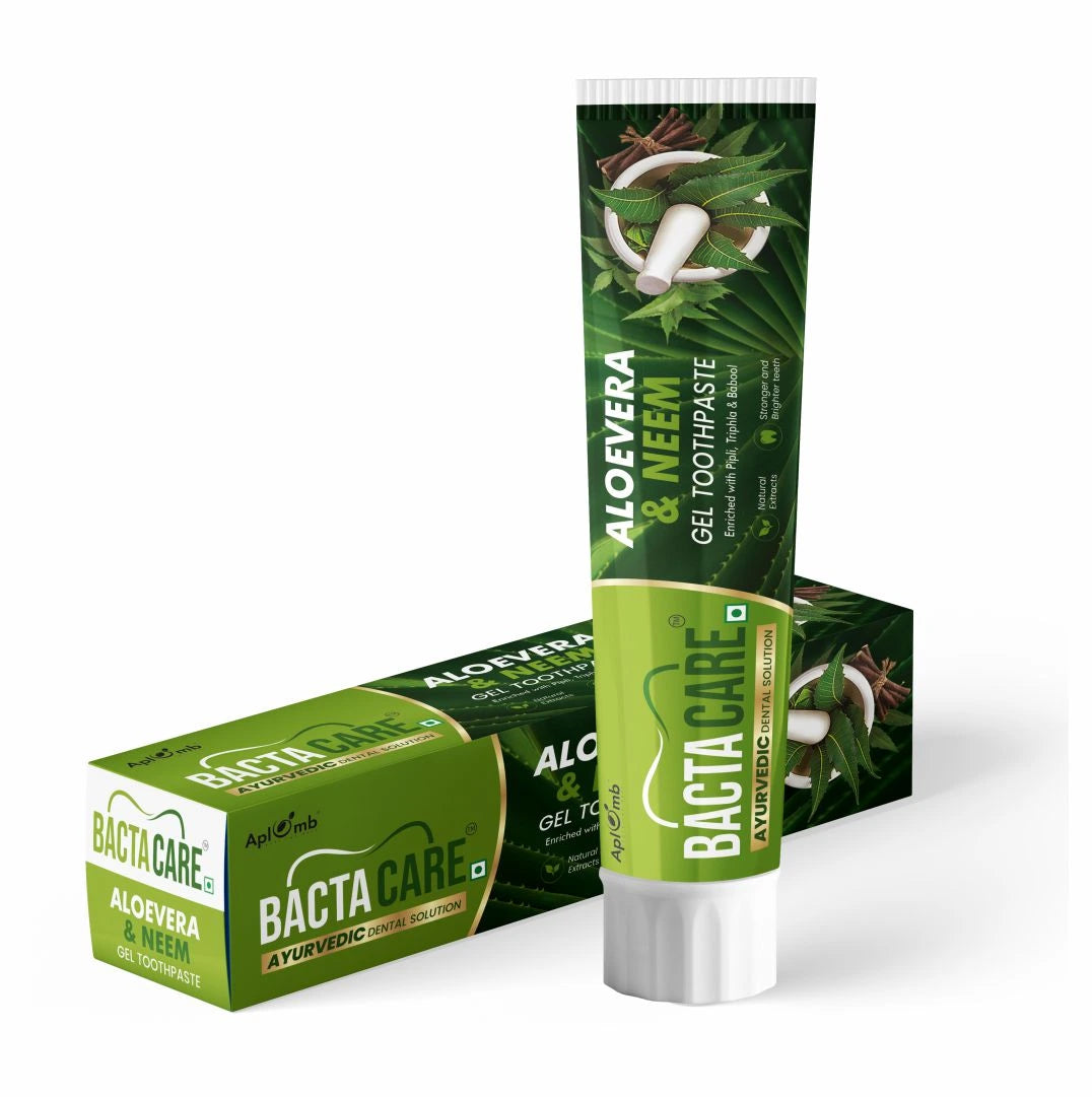 BACTACARE ALOVERA & NEEM GEL TOOTHPASTE 150 GM