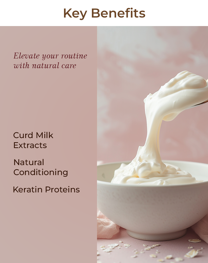 LYLACK SHAMPOO WITH CONDITIONER ( CURD MILK)