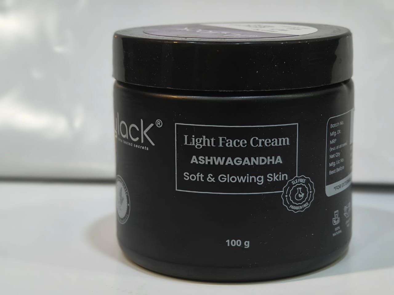 LYLACK LIGHT FACE CREAM (ASHWAGANDHA) 50 GM, 100 GM, 150 GM & 200 GM