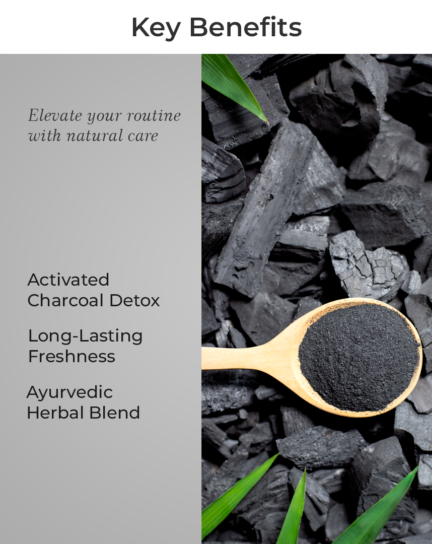 BACTACARE CHARCOAL MINT GEL TOOTHPASTE 150 GM