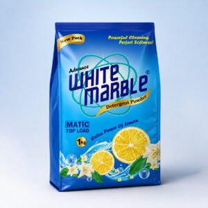 white marble detergent powder